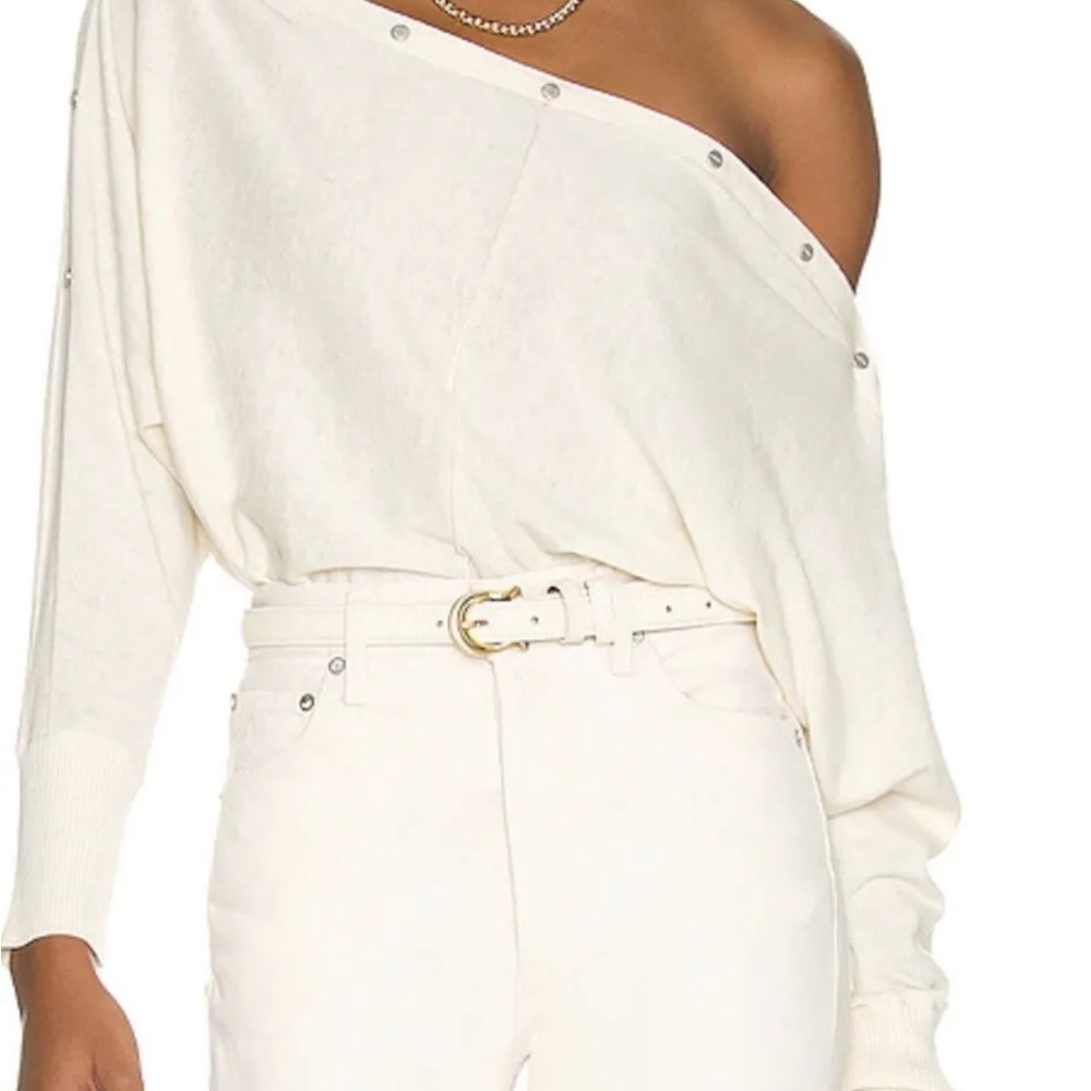 All Saints Elle Snap Detail Sweater